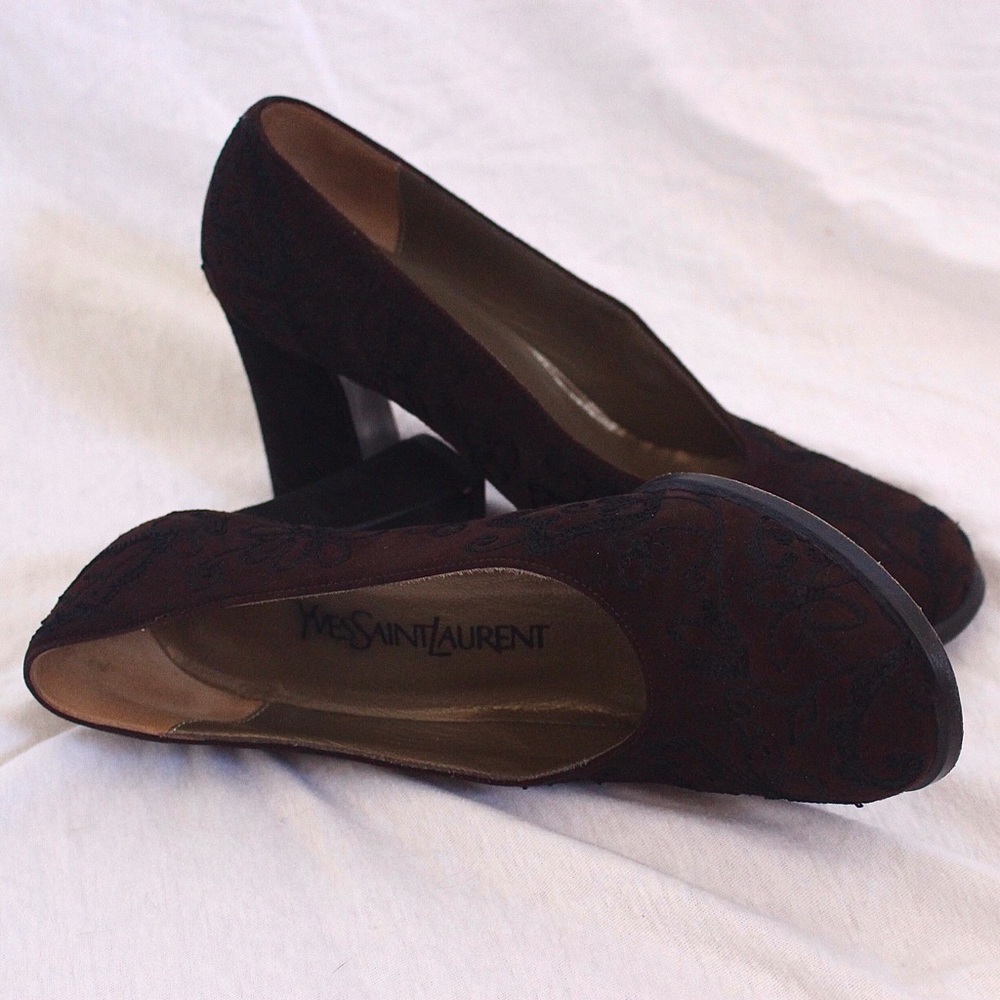 Vintage 90s Yves Saint Laurent Heels